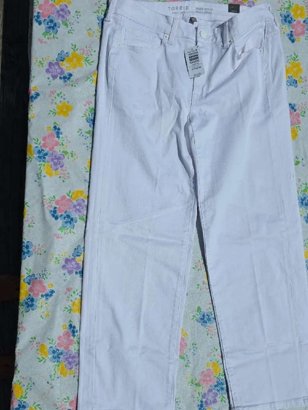 torrid Optic White Wide-Leg Jeans